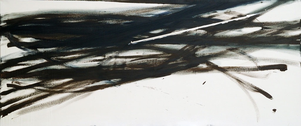 no title, 2010   Oil on canvas
90 x 210 cm