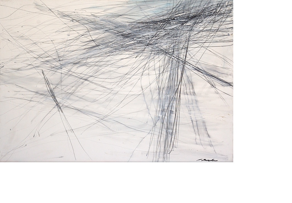 no title, 2003   Oil and graphite on canvas
70 x 100 cm