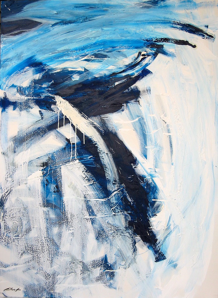 Dancing with Katrina, 2005
Oil on canvas
155 x 125 cm