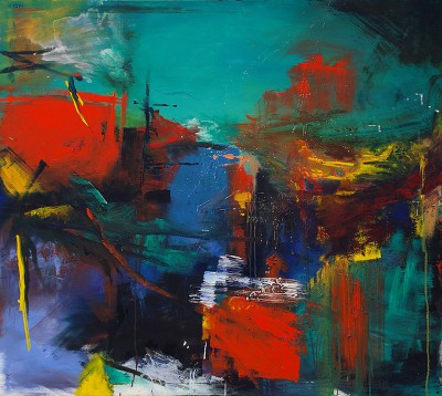 Hafen, Harbor, 1994
Oil on canvas
120 x 130 cm