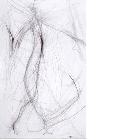 Walk, 1998
Oil, Oilpastel and graphite on canvas
135 x 85 cm