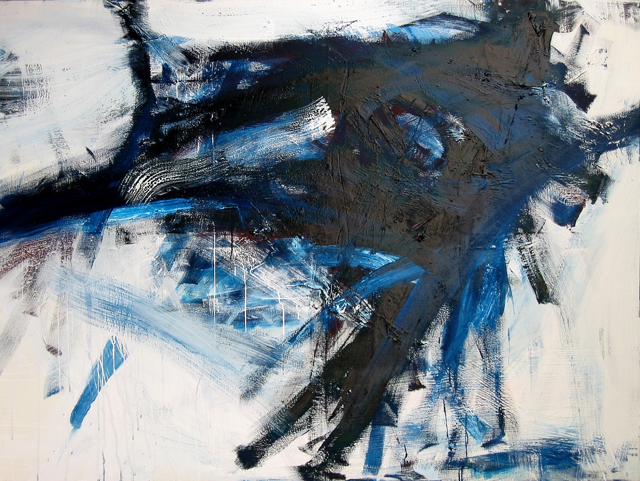 Dynamic Run, 2007   Oil on canvas
120 x 161 cm