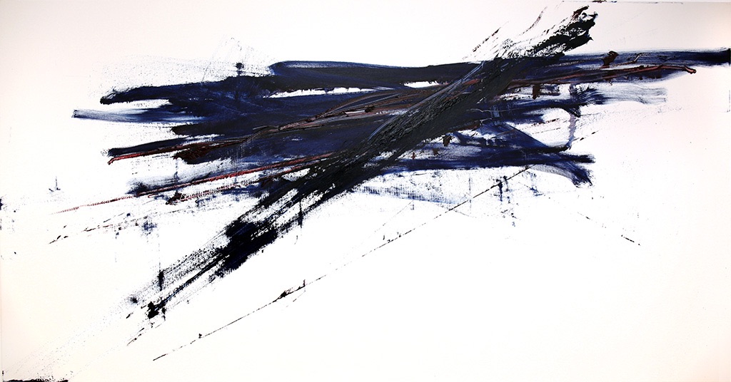 Flying, 2019   Oil on canvas
110 x 210 cm