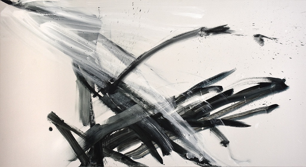 In Motion, 2020   Oil on canvas
105 x 195 cm