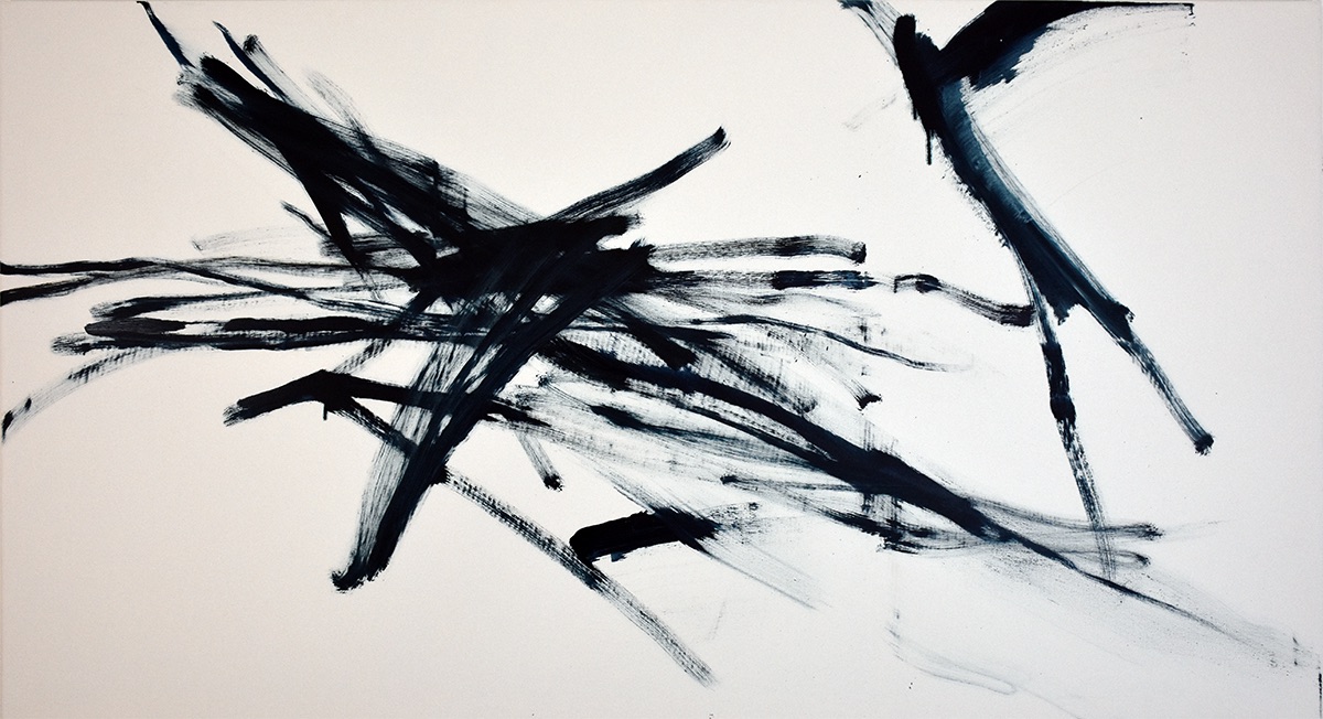 Finally Flying, 2022 Oil on canvas 105 x 195 cm