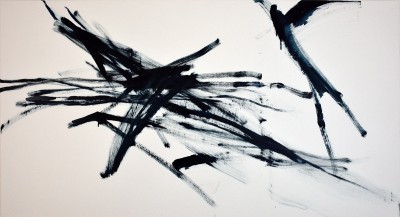 Finally Flying, 2022 Oil on canvas 105 x 195 cm